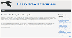 Desktop Screenshot of happycrow.com